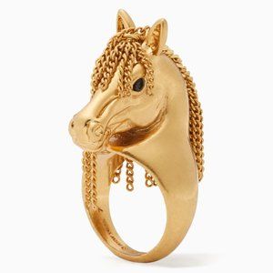 NEW Kate Spade Wild Ones Horse Ring